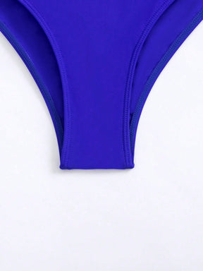 Maiô Feminino Push Up Sereia Azul