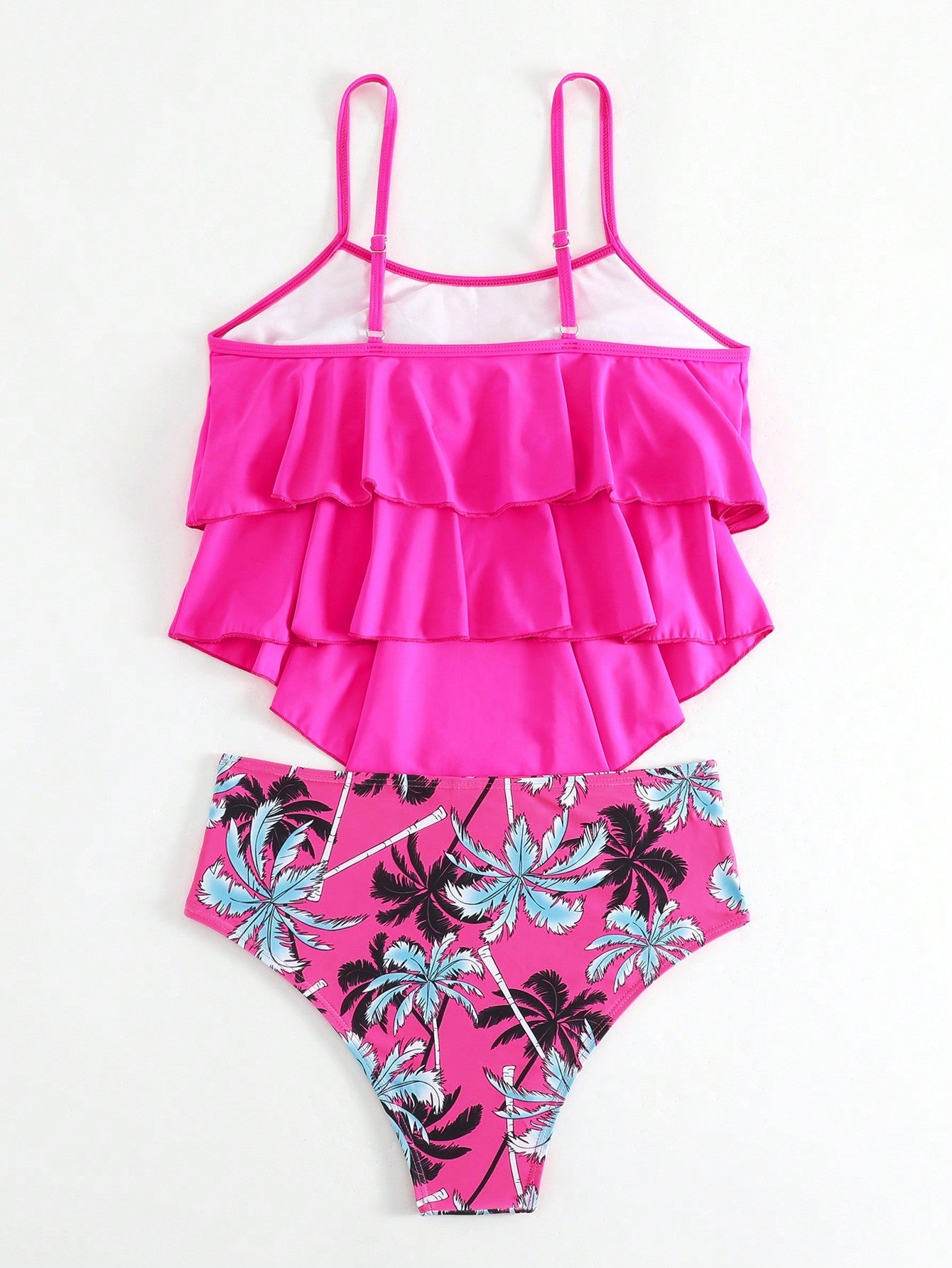 Biquini Feminino Tropical Detalhe Babado Isa