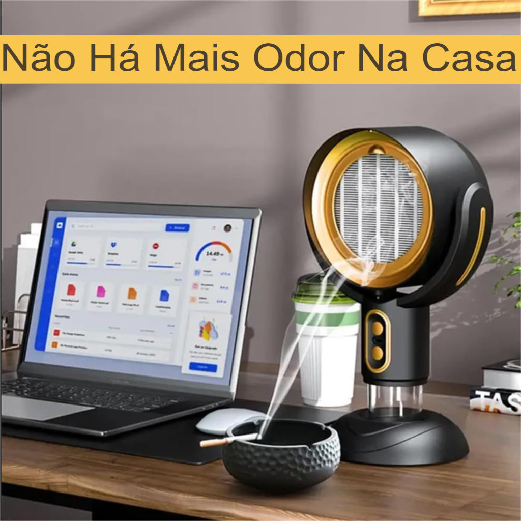 Purificador PuffHide™ ventilador de fumaça para fumar em ambientes fechados